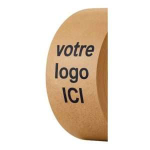 Ruban papier kraft adhésif personnalisé imprimé au logo
