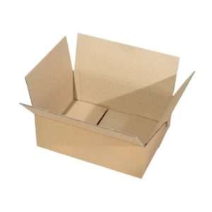 Boîte postale carton brune – 8 formats du 100 × 80 × 60 au 250 × 150 × 100 mm – colis de 50